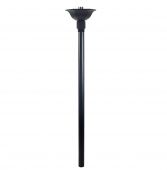 Fire by Design Gas Torch Head with Black Powder-Coated Pole