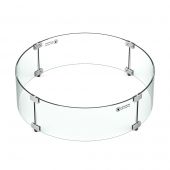 Grand Canyon GWG-R19 Round 19-Inch Glass Wind Guard for Olympus Concrete Fire Pit