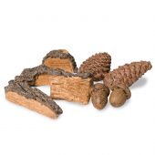 Real Fyre HDK-1 Decor Pack with Wood Chips, Pine Cones and Acorns