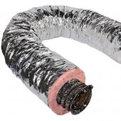 Majestic ID4 4-Inch Insulated Flex Duct for Outside Air Chimney Kit, Two 42-Inch Sections Included