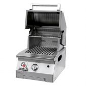 Solaire SOL-IRBQ-15GIR-LP Accent Single Burner Infrared Portable Grill with Warming Rack, Propane