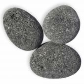 American Fire Glass Grey Lava Stone, 20 pounds, Extra Large 4-6 Inch