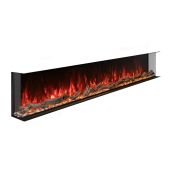 Modern Flames LPM-12016 Landscape Pro Multi 120-Inch Three-Sided Built-In Electric Fireplace