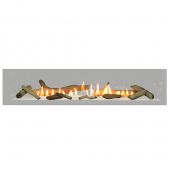 White Mountain Hearth LS60DF 12-Piece Ceramic Fiber Driftwood Log and Rock Set for 60-Inch Fireplaces