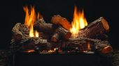 White Mountain Hearth LSUxxSF Ceramic Fiber Stone River Double Sided Gas Logs Only
