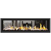 Napoleon LV62N2 Vector Series Double Sided Electronic Ignition 62-Inch Direct Vent Gas Fireplace
