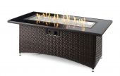 The Outdoor GreatRoom Company MG-1242-BLSM-K Montego Gas Fire Table, Balsam, 30x59.25-Inches