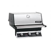 Modern Home Products T3G4LS Tri-Burn Built-In Gas Grill with SearMagic Grids 27-Inch