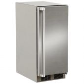 Marvel Stainless Steel Outdoor Built-In Crescent Ice Machine, 15-Inch (MOCR215SS01B)