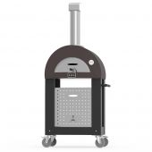 Alfa FXONE-LRAM Nano 23-Inch Wood-Fired Pizza Oven on Cart