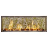 Outdoor Lifestyles Lanai 48-Inch Linear Outdoor See-Through Gas Fireplace with IntelliFire Ignition