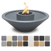 TOP Fires by The Outdoor Plus OPT-36CZFW360 Cazo 48-Inch Round Concrete 360 Spill Gas Fire & Water Bowl