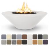 TOP Fires by The Outdoor Plus OPT-CZxx Cazo Concrete Fire Pit - Wide Ledge