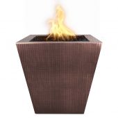 TOP Fires by The Outdoor Plus Vista 24x24-Inch Square Copper Gas Fire Pit