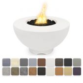 TOP Fires by The Outdoor Plus Sienna 37-Inch Round Concrete Gas Fire Pit