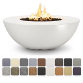 TOP Fires by The Outdoor Plus OPT-SEDWLxx Sedona Concrete Fire Pit - Wide Ledge