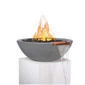 TOP Fires by The Outdoor Plus Sedona Round Concrete Gas Fire and Water Bowl