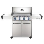 Napoleon P500PSS-3 Prestige 500 Propane Gas Grill On Cart, Stainless Steel