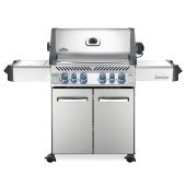 Napoleon P500RSIB-3 Prestige 500 Gas Grill On Cart with Rotisserie and Side Burner 28-Inches
