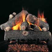 Rasmussen PR-Kit Prestige Oak Series Complete Fireplace Log Set