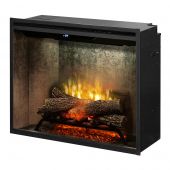 Dimplex RBF30WC-INS Revillusion Electric Fireplace Insert with Weathered Concrete Backer, 30-Inches