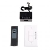Superior RCKIT4001 Fireplace Remote Control with On/Off Controls & Receiver with White Wall Plate