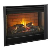 Majestic 36-Inch Direct Vent Multi-Sided Right Corner Gas Fireplace with IntelliFire Ignition