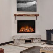 Modern Flames LPM-8016 Landscape Series Pro MultiView 3-Sided Wall Mount/Built-In Electric Fireplace, 80-Inch