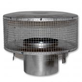Superior Round Top Termination with Mesh Screen for 8-Inch Chimney (RT-8DM)