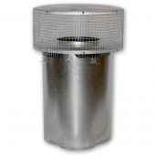 Superior Hi-Temp Round Top Termination with Slip Section and Mesh Screen for 8-Inch Chimney (RTT-8HT)