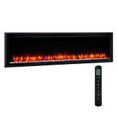 SimpliFire SF-ALLP Allusion Platinum Linear Electric Fireplace