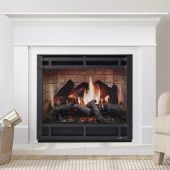 SimpliFire Inception 36-Inch Electric Fireplace Wescott Mantel Package