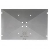 Solaire SOL-170BR Stainless Steel Plate to Adapt Anywhere, Everywhere and AA12AA Grills to Various Mounts