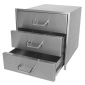 Solaire SOL-3D21D 21-Inch Extra Deep Triple Access Drawer