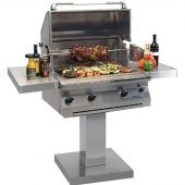 Solaire 30-Inch Grill on Bolt-Down Post with Rotisserie (AGBQ-30-BDP)