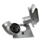 Superior SV4.5TK90HT2 Horizontal Termination Kit with 90-Degree Elbow for 4.5x7.5-Inch SecureVent Direct Vent System