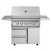 Twin Eagles TEBQ36-C 36-Inch Gas Grill On Cart with Drawers and Door