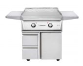 Twin Eagles TETG30-C Teppanyaki Griddle On Cart With Drawers And Door