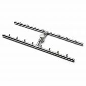 HPC Fire Rectangular Stainless Steel Fire Pit H-burners