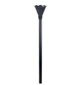 Fire by Design Tulip Gas Torch Head with Black Powder-Coated Pole