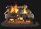 Real Fyre CHAO Charred American Oak Vented Gas Log Set