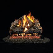 Real Fyre CHD Charred Oak Stainless Steel Vented Gas Log Set, ANSI Certified