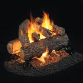 Real Fyre RDP Golden Oak Designer Plus Stainless Steel Vented Gas Log Set, See-Thru