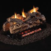 Real Fyre S9-2 Split OakVent Free Gas Log Set - For 2-Sided Fireplace