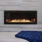 White Mountain Hearth VFLB36FPxx Boulevard Ventless Linear Fireplace with Barrier, 36-Inches