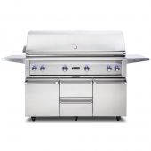 Viking 5 Series Stainless Steel Cart Gas Grill with ProSear Burner & Rotisserie 54-Inch (VQGFS554)