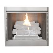 Superior 36-Inch Vent-Free Outdoor Gas Firebox with Vent-Free Gas Log Set (VRE4236)
