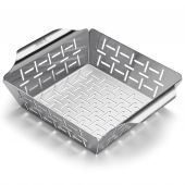 Weber Stainless Steel Small Deluxe Grilling Basket (WEB-6481)