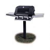 Modern Home Products WRG4DD All-Infrared Gas Grill with SearMagic Grids On Patio Base, 27-Inch