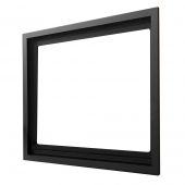 Kingsman ZCV42S2PFBL Black Thin Picture Frame Surround for ZVFCV42 Vent-Free Firebox